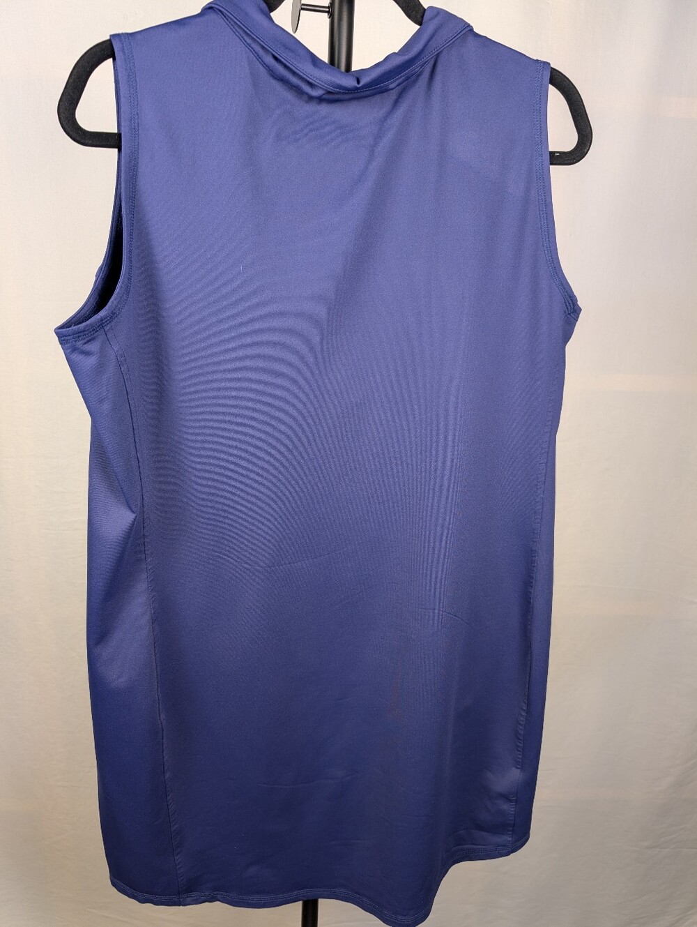 A-144 Tommy Bahama IslandZone Sleeveless Quarter Zip Golf Dress Large Blue - Picture 3 of 11